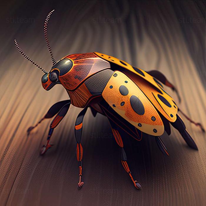 3D model Pyrrhocoris (STL)